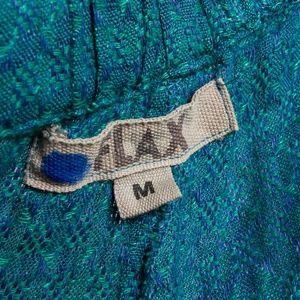 Flax Pants - Flax pants M emerald green linen Summer lagenlook Flax Pants - Flax pants M emerald green linen Summer lagenlook